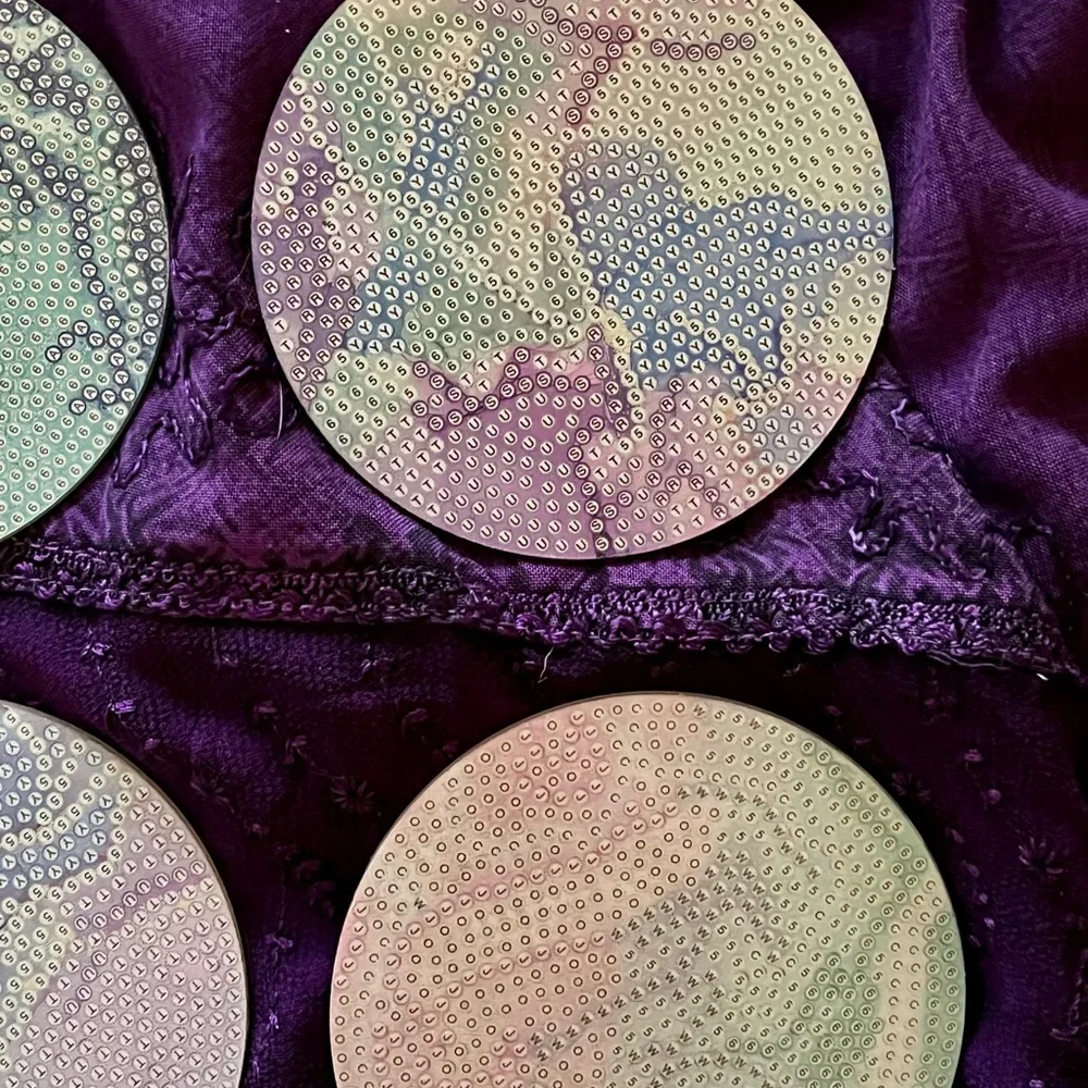 Marbled Round DIY Diamond Art Coasters Set of 6